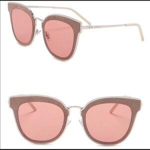 Jimmy Choo Nile 63mm Cat Eye Sunglasses NWT